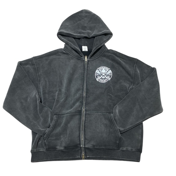 Other - NWT Men's Black Zip-Up Hoodie L Y85